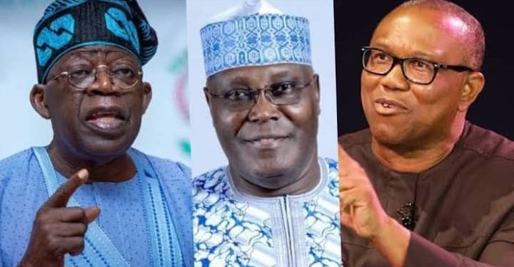 96.3m Voters To Decide Tinubu, Atiku, Peter Obi’s Fate In 2023 Election