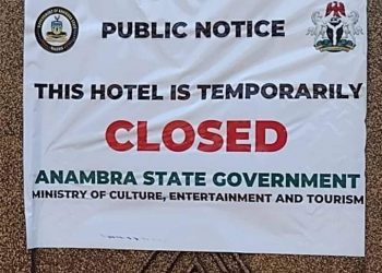 Porn Party at Anambra hotel: Govt seals off facility