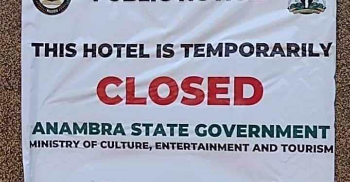 Porn Party at Anambra hotel: Govt seals off facility