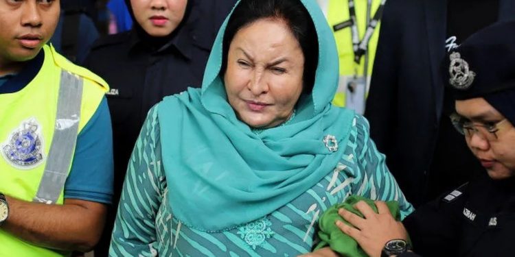 Malaysia’s Former First Lady Rosmah Sentenced to 10 Years in Jail for Graft, After Husband’s similar fate