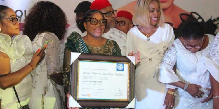 Olaedo Ike-Godson installed as Rotary President for Owerri Uptown