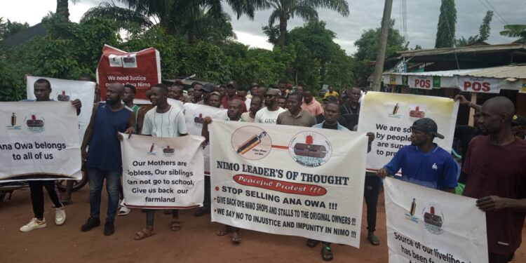 Security operatives takeover Anambra Community, Stop protest against sales of communal land