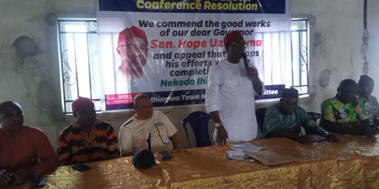 Ihiagwa people demand urgent fixing of their road from government