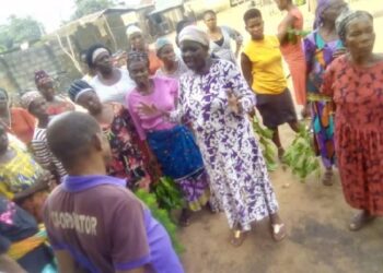 Umuodu women protest alleged stealing of their farm produce by Obokwu women