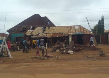 Rainstorm destroys goods in Umuahia