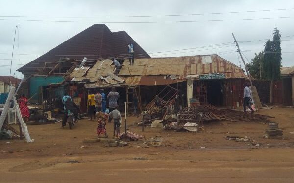 Rainstorm destroys goods in Umuahia
