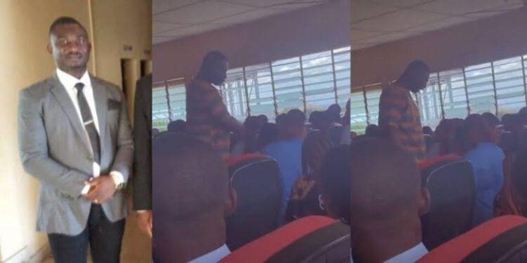 IMSU lecturer slaps pregnant female student multiple times for attending class in mufti