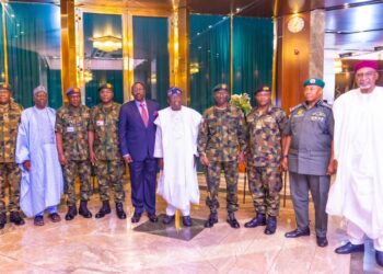 Tinubu reads riot act to Service Chiefs, demands unity of purpose