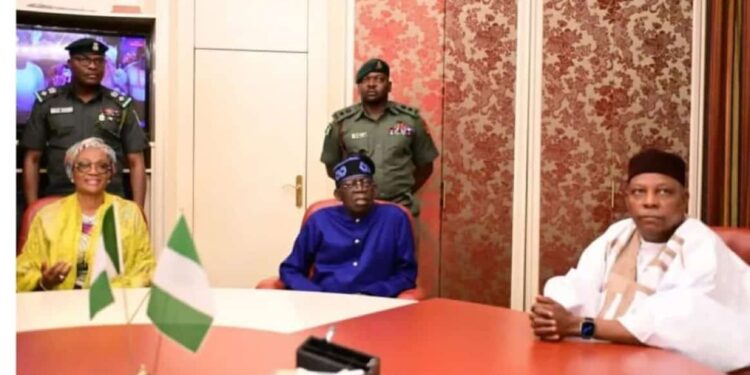 remi Tinubu’s presence at President’s meeting with Emefiele, Kyari sparks reactions online