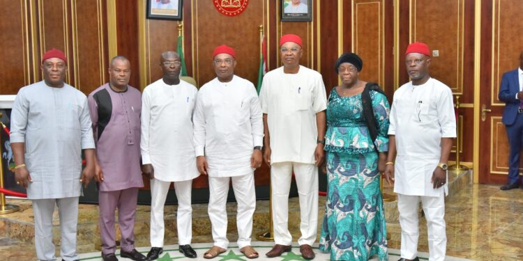 LG election in view as Uzodimma swears in new ISIEC Chairman and two other members