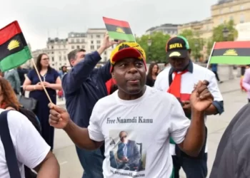 IPOB protest in UK: MPs ask questions about Nnamdi Kanu’s illegal detention