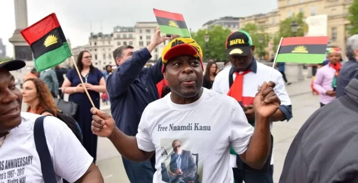 IPOB protest in UK: MPs ask questions about Nnamdi Kanu’s illegal detention