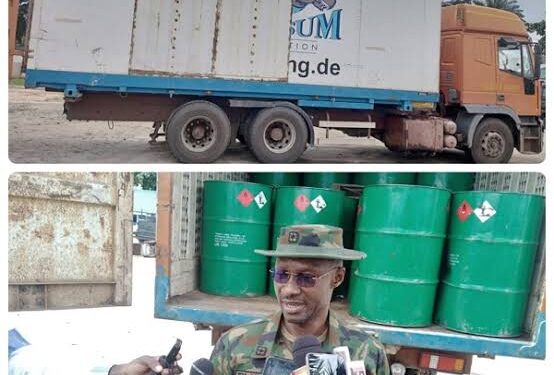 Nigerian Army intercepts 16,000 litres of adulterated diesel