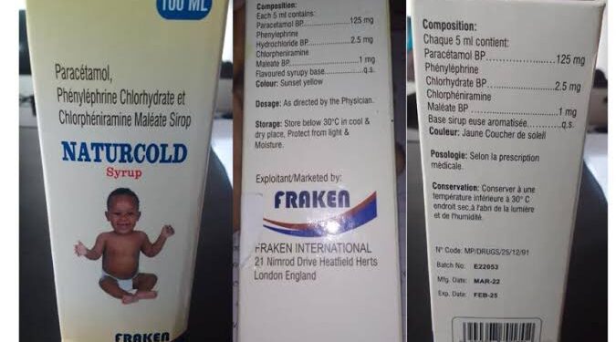 WHO Warns Against Contaminated Cough Syrup