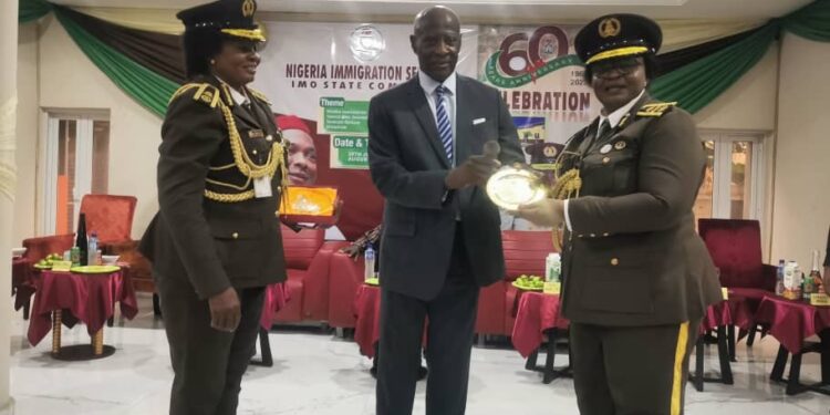 Nigerian Immigration celebrates Diamond anniversary, honours Captain Iheanacho, others