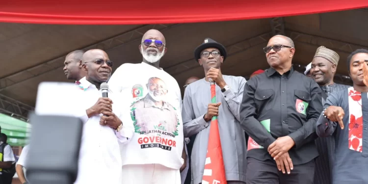 Peter Obi, Alex Otti Abure storm Imo, flag-off campaign