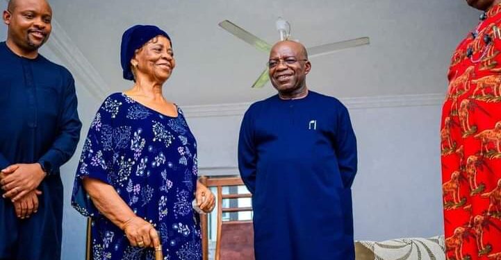 Mbakwe’s wife welcomes Otti in Avutu Obowo, laments abandonment by Governors