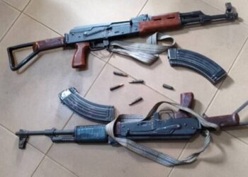 Foiled operation: Anambra Police recover 2 Ak-47 rifles as suspected robbers flee