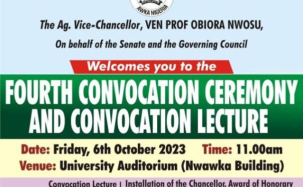 Paul University Awka holds 4th Convocation on Friday, as Val Ozigbo speaks