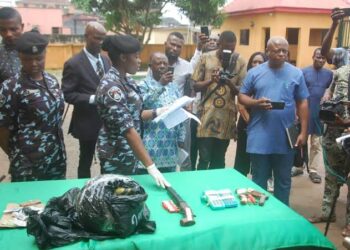Dismissed Policeman apprehended for stealing electricity transformer in Aba