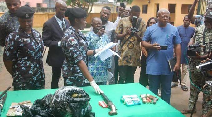 Dismissed Policeman apprehended for stealing electricity transformer in Aba