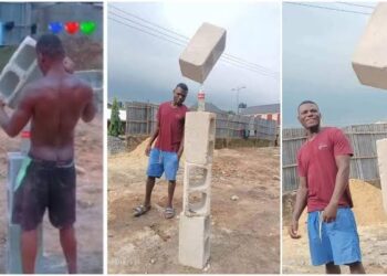 Aba artisan places block on Coke bottle, turns construction site to tourism base