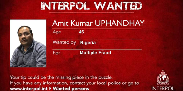 Indian, Uphandhay declared wanted for swindling Nigerian Businessmen $3m