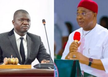 Governor Nwifuru congratulates Gov Hope Uzodinma on his re-election 