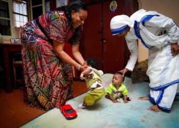 Soludo’s wife weeps during visits to orphanages in Anambra
