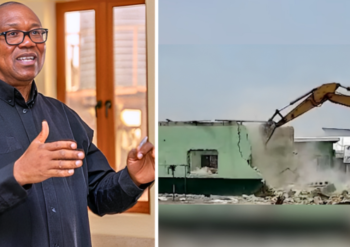 Peter Obi reacts to demolition of properties in Lagos