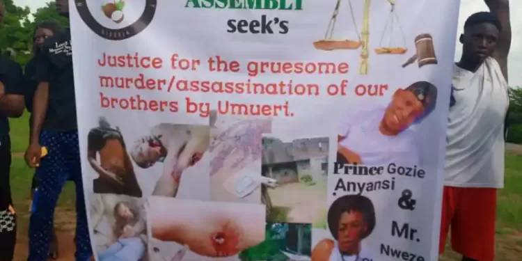 Nsugbe youths protests multiple murders over boundary issue