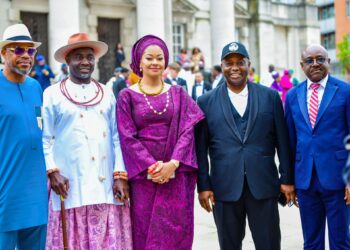 Sen Ubah attends inauguration of Katung as first African mayor of leeds