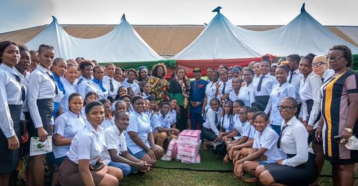 World Menstrual Hygiene Day; Soludo’s wife set up pad Bank, healthy living club at ASCOHT, Obosi