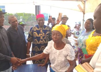 In Anambra; Afamation movement hands over 3 bedroom bungalow to 85yrs old widow