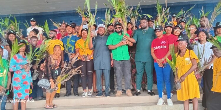 YESS task Anambra Youths on mushroom cultivation