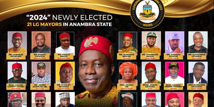 Soludo swears-in elected LG Chairmen, urges them to champion grassroots development