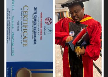Mbaigbo bags certificate from CGS, SMC UNIZIK 