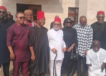 Nnewi ululates as remains of late Sen Ifeanyi Ubah is laid to rest