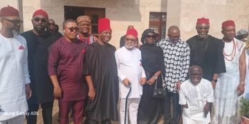 Nnewi ululates as remains of late Sen Ifeanyi Ubah is laid to rest