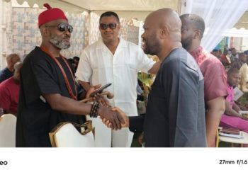 Egwuonwu condoles with Okpataozuoha na Ukpor as Mrs Roseline Igweka is laid to rest