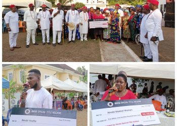 Nnobi Special Title Holders Lend a Helping Hand