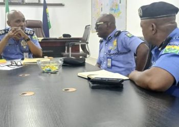 AIG Oladipo hosts Anambra CP Orutugu, chats way forward to improving security architecture 