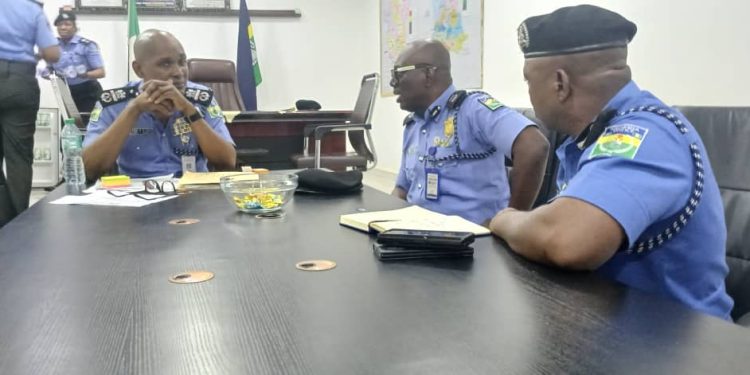 AIG Oladipo hosts Anambra CP Orutugu, chats way forward to improving security architecture