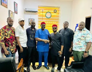 In Anambra Dynamic Youths Pay Courtesy Visit to Anambra State House Members 