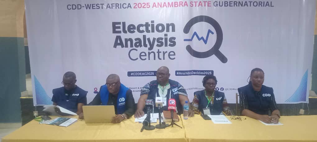 Anambra Election: CDD-West Africa Opens Analysis Centre, Warns of Voter Aparthy