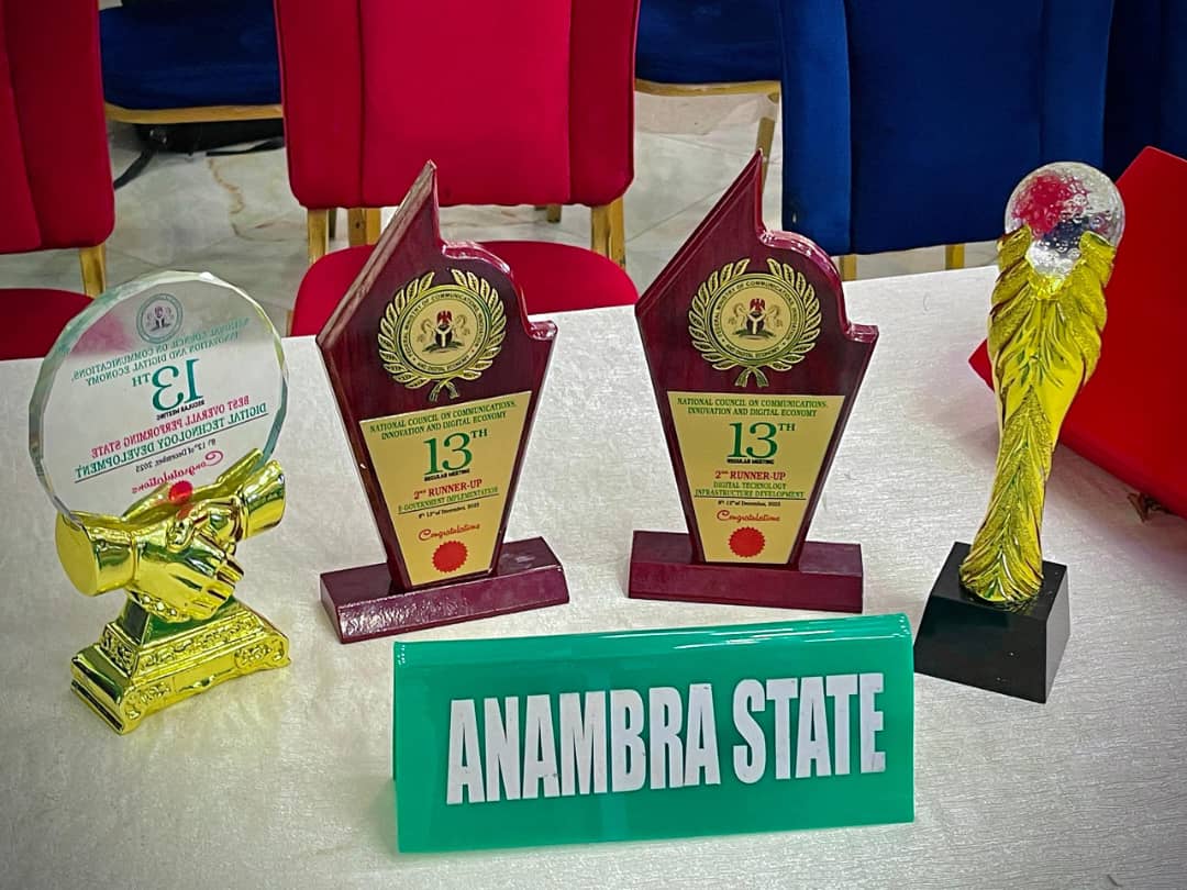 Anambra bags 4 Prestigious Awards, applauded as Nigeria’s Digital Champions