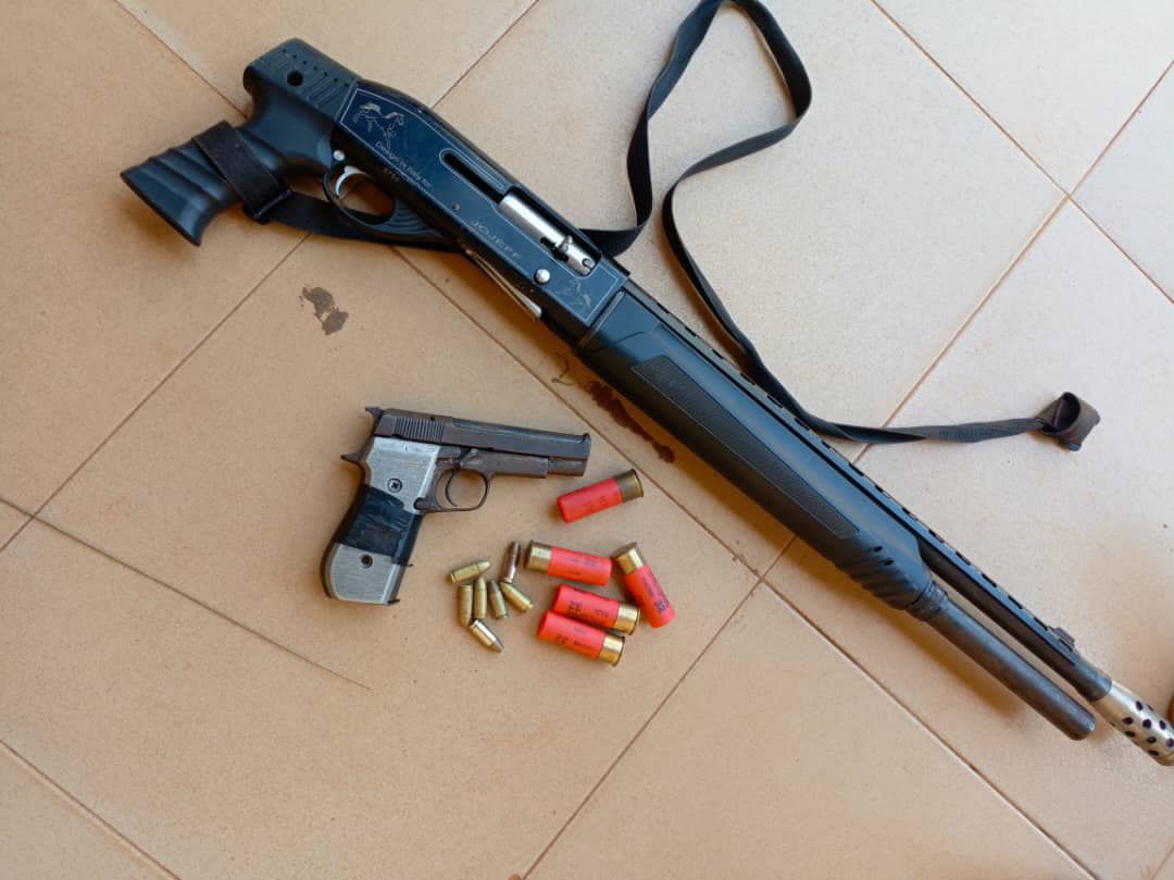 njoku arrested and guns recovered