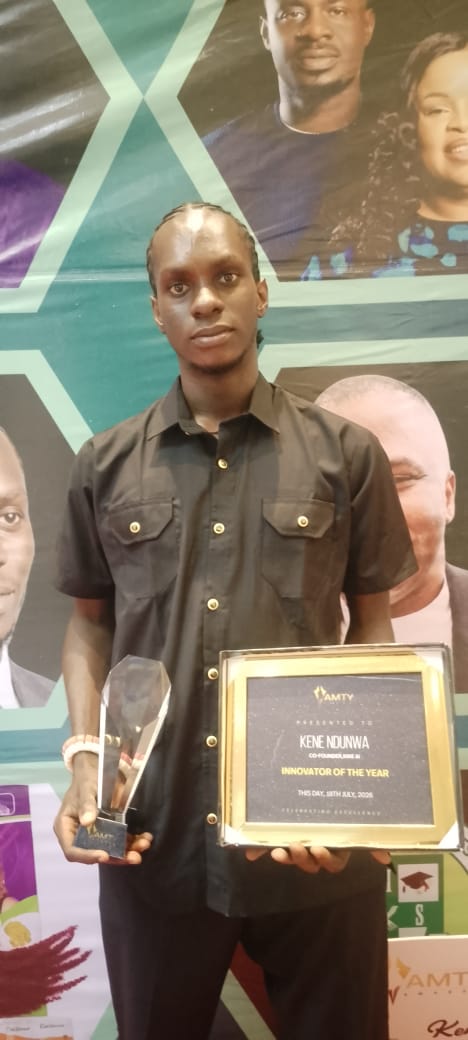AMTY Honours Kenechukwu Ndunwa with Innovator of the Year Award